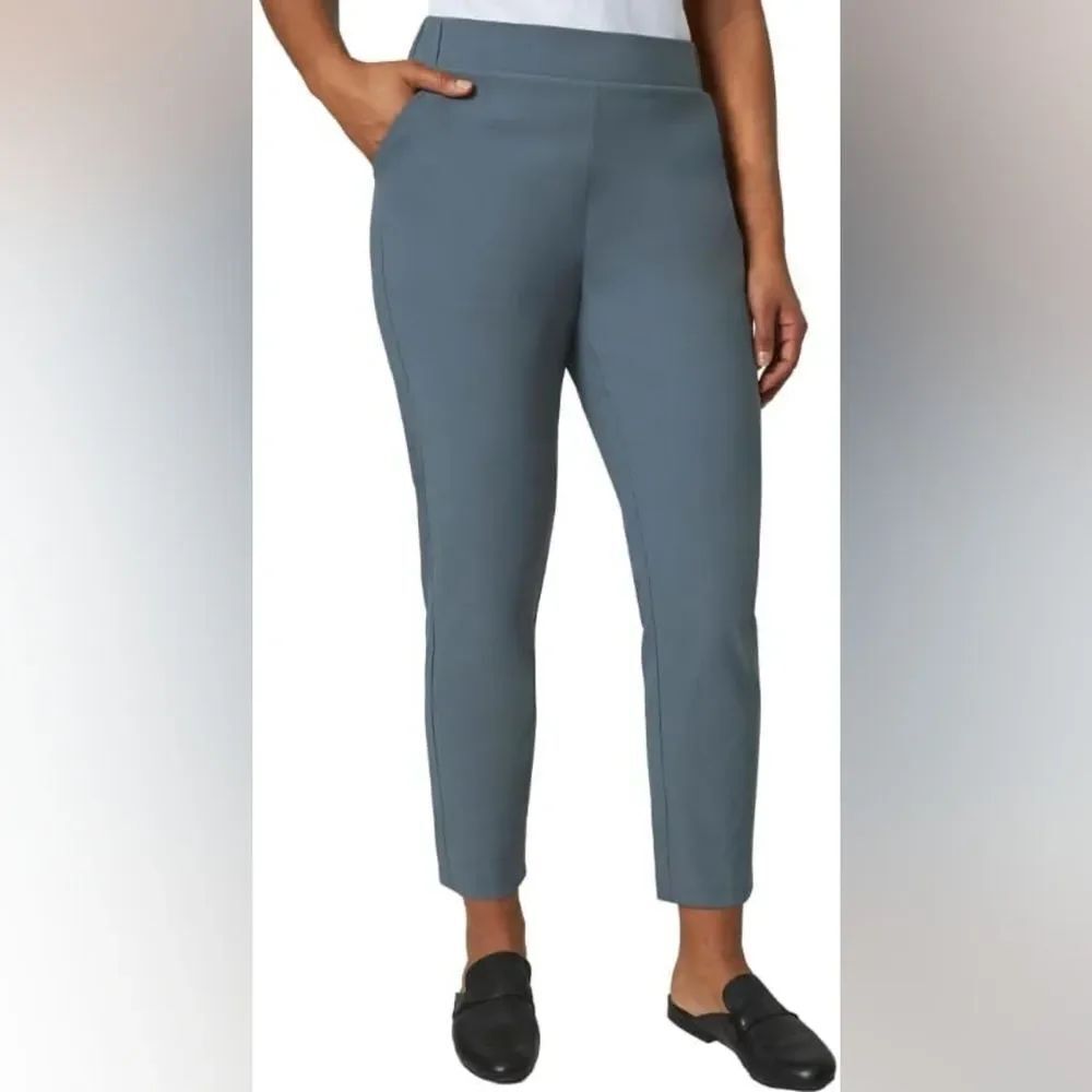 Modern Ambitions Women's Blue Travel Cropped Pants